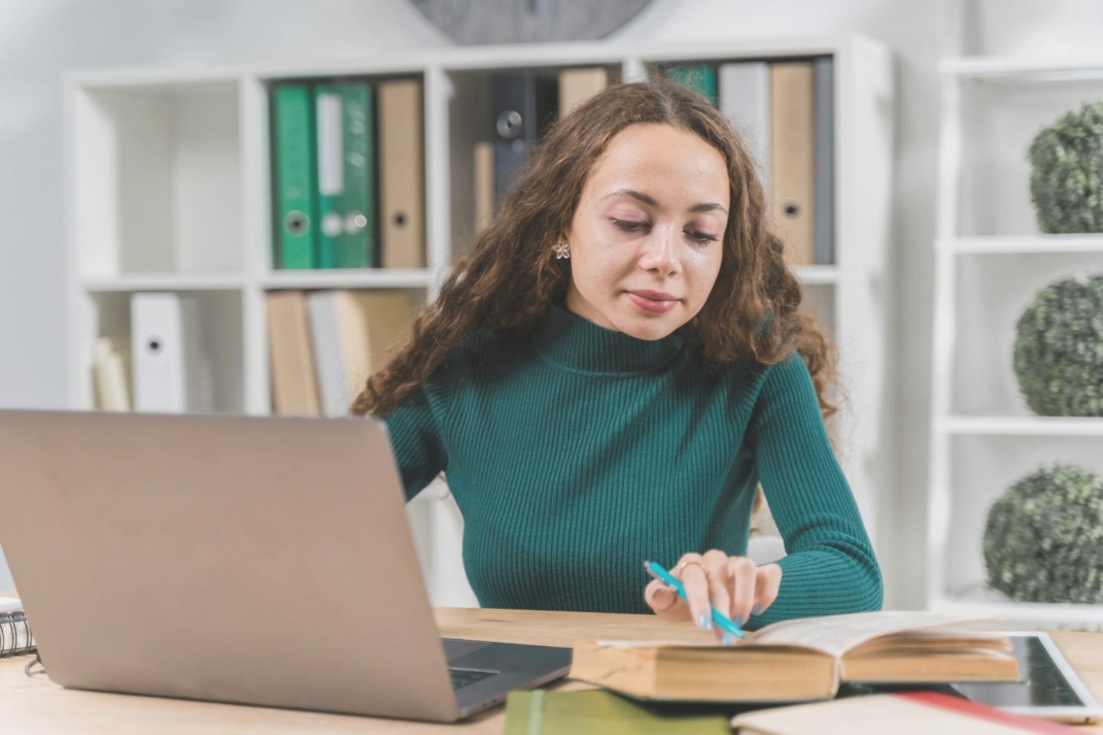 Startup team reviewing financial documents